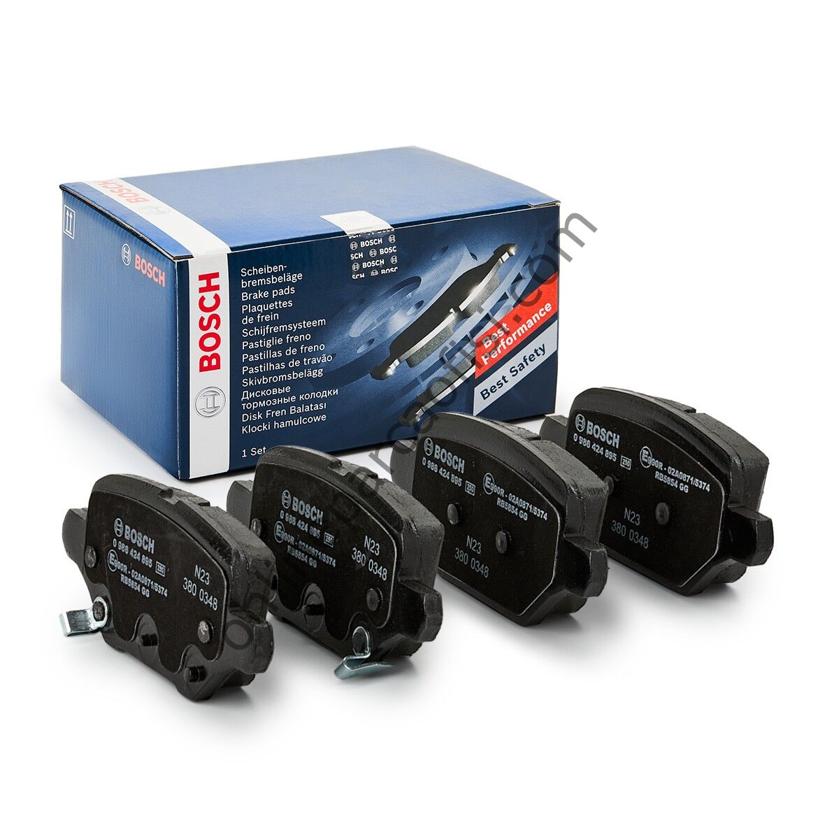 BOSCH BCH 0986424895 | OPEL MOKKA TRAX FREN BALATASI ARKA