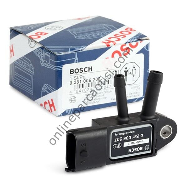 BOSCH BCH 0281006207 | RENAULT CLIO IV-MEGAN III-SCENIC III/VOLVO S40 II S60 S80 TURBO BASINÇ SENSÖRÜ