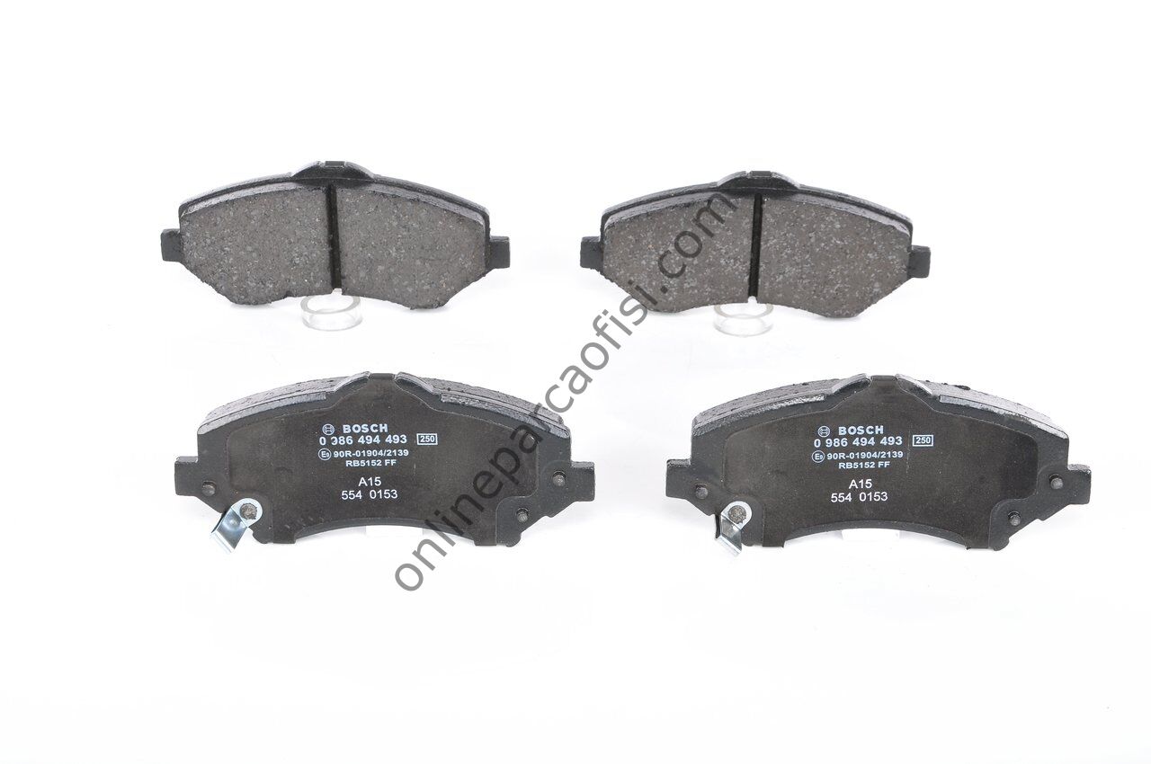 BOSCH 0986494493 | FIAT FREEMONT/JEEP/DODGE/GRAND VOYAGER FREN BALATASI ÖN