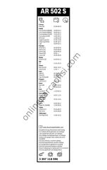 BOSCH 3397118995 | KORE TÜM MODELLER/ACCENT/ACCENT MIL/ACCENT ADM/ACCENT ERA/H100/ELANTRA/SONATA SILECEK SÜPÜRGESI ÖN TAKIM