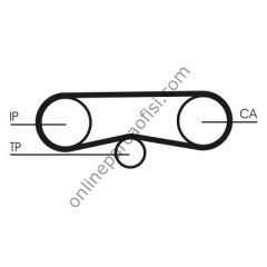 CONTITECH CT 1018 | VW PASSAT-A4-A6 POMPA KAYISI