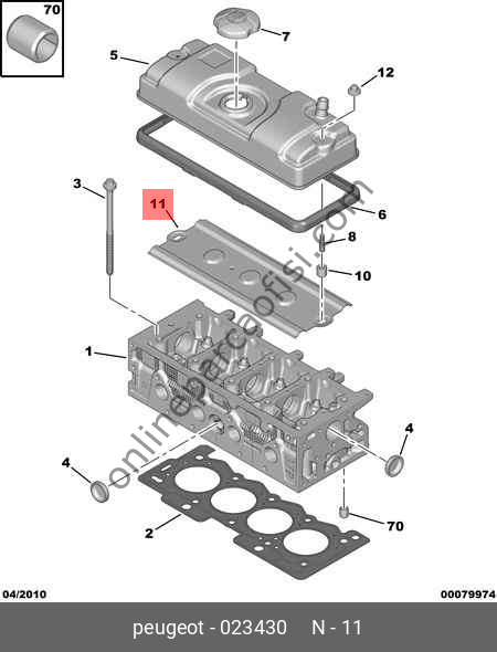 PSA 0234.30 | PEUGEOT DEFLEKTÖR