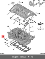 PSA 0235.23 | PEUGEOT BASINÇ KLAPE CONTASI