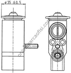 BEHR AVE 89 000P | MERCEDES W168-202-210 KLIMA VALFI