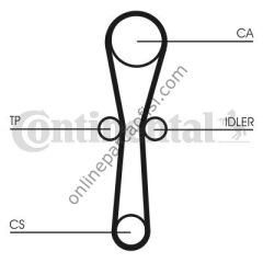 CONTITECH CT 1041K1 | BMW FREELANDER I ROVER 25I-45I TRIGER SETI