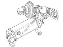 BEHR CE 8 000P | BMW E81-E82-E87-E88-E90-E91-E92-E93-E60 LCI-E61 LCI EGZOS RADYATÖRÜ