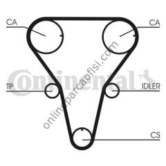 CONTITECH CT 1047 | JAPON 323 (BJ) TRIGER KAYISI