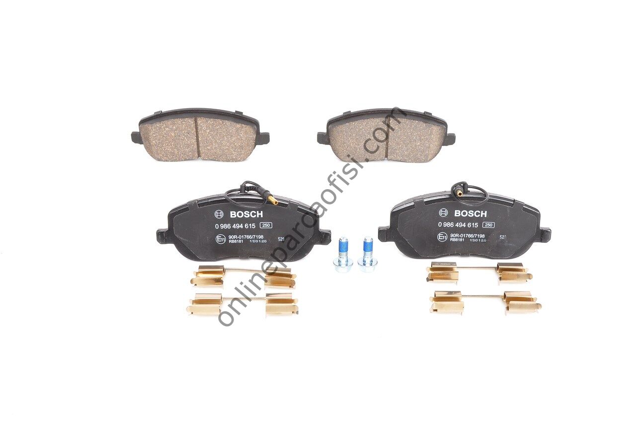 BOSCH 0986494615 | FIAT SCUDO EXPERT JUMPY FREN BALATASI ÖN
