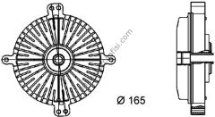 BEHR CFC 80 000P | MERCEDES W140-W129 FAN TERMIGI