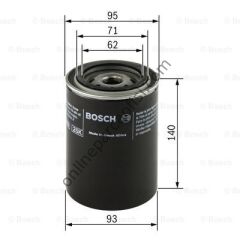 BOSCH 0986452001 | JAPON LAND CRUISER (J7) YAG FILTRESI