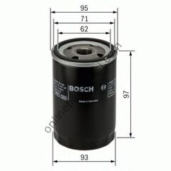 BOSCH 0986452003 | JAPON NAVARA (D40) : PICKUP (D22) 08-15 NP300 11-15 PATHFINDER (R51) 05-10 XTRAIL (T30) 04-06 YAG FILTRESI