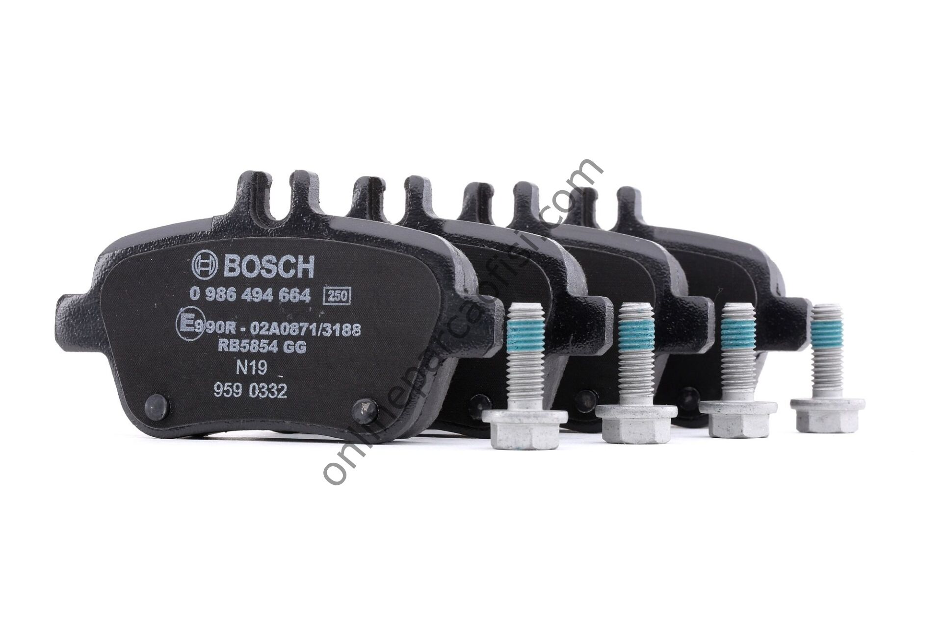 BOSCH 0986494664 | MERCEDES W176-246-117 CLA FREN BALATASI ARKA