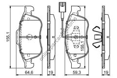 BOSCH 0986494680 | FIAT ALFA ROMEO GIULIETTA FREN BALATASI ÖN