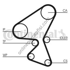 CONTITECH CT 1063K1 | FORD FIESTA/C2/C3/NEMO/BIPPER/206/307 TRIGER SETI
