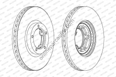 FERODO DDF848 | FORD TRANSIT M12 FREN DISKI ÖN