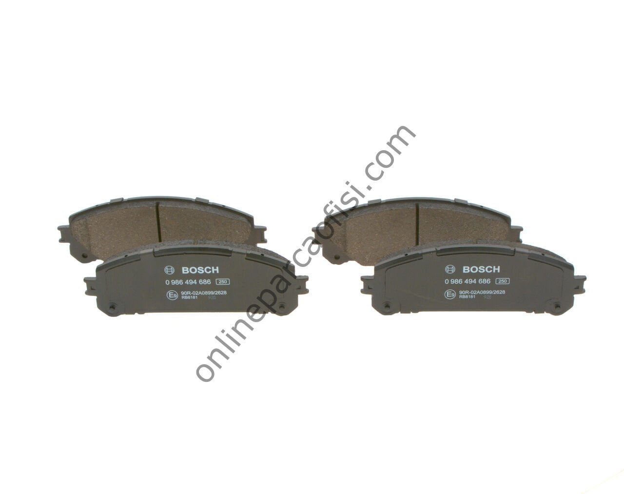 BOSCH 0986494686 | JAPON RAV4 (A4) FREN BALATASI ÖN