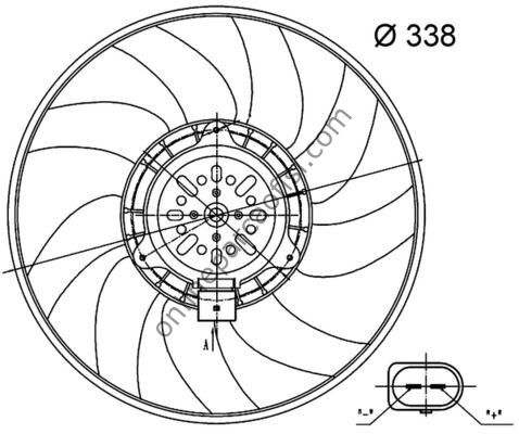 BEHR CFF 33 000S | VW A6 FAN MOTORU