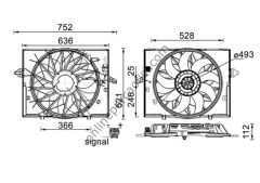 BEHR CFF 336 000S | BMW E60/61/63/64/65/66 KLIMA FAN MOTORU