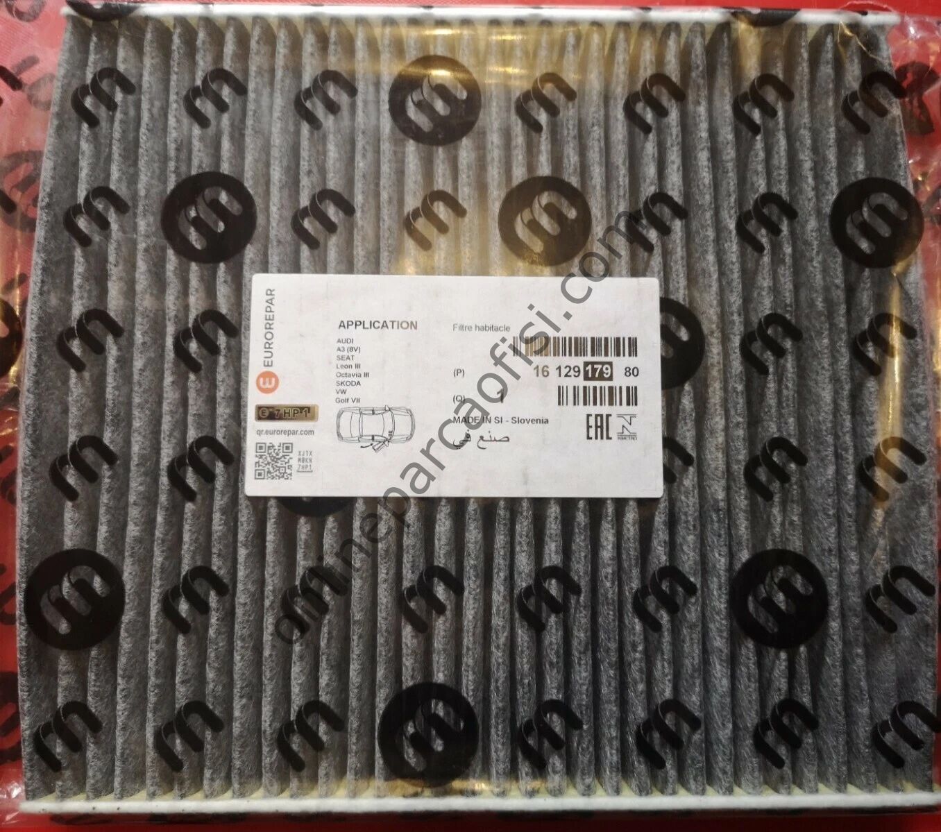 EUROREPAR 1612917980 | VW GOLF7-A3-LEON-OCTAVIA-PASSAT POLEN FILTRESI