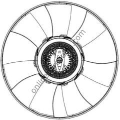 BEHR CFF 493 000P | VW CRAFTER-SPRINTER FAN TERMIGI