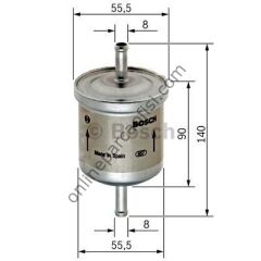 BOSCH 0450905280 | OPEL ASTRA F CORSA A VECTRA OMEGA YAKIT FILTRESI