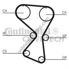 CONTITECH CT 1071K1 | JAPON GALANT VIII (EA_) V KAYISI