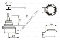BOSCH BCH 1987302084 | UNI BM AMPÜL
