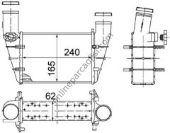 BEHR CI 130 000S | VW PASSAT-A4-A6 TURBO RADYATÖRÜ