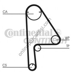CONTITECH CT 1081 | JAPON CIVIC (ES, EP, EU) TRIGER KAYISI