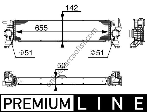BEHR CI 153 000P | MERCEDES 447 TURBO RADYATÖRÜ