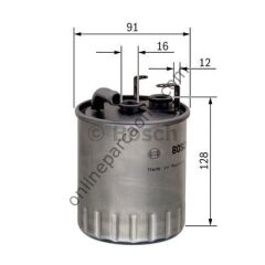 BOSCH BCH 0450905930 | MERCEDES W638 VITO 112 CDI YAKIT FILTRESI