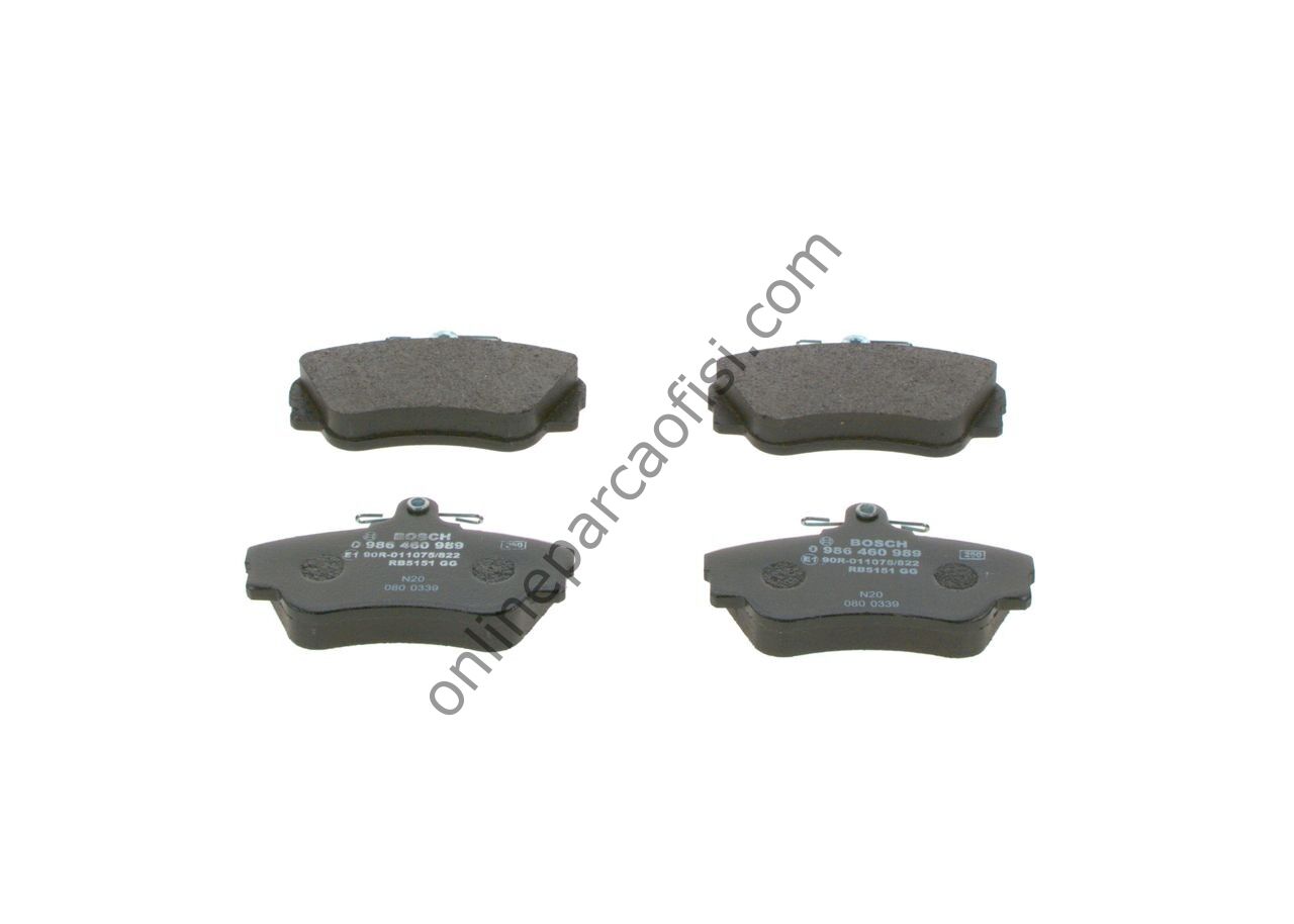 BOSCH 0986460989 | VOLVO 440/460/480 FREN BALATASI ÖN