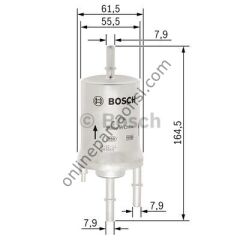 BOSCH BCH 0450905959 | VW GOLF5-GOLF6-PASSAT-POLO-A3-LEON YAKIT FILTRESI