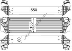 BEHR CI 183 000P | BMW F06-07-01-02 TURBO RADYATÖRÜ