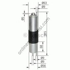 BOSCH BCH 0450905952 | BMW E46 YAKIT FILTRESI