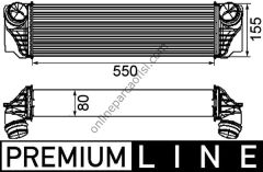 BEHR BHR CI 184 000P | BMW F07-F10-F10 LCI-F11-F11 LCI-F01-F02 TURBO RADYATÖRÜ
