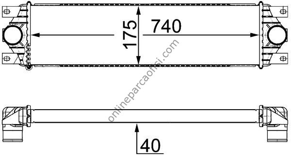 BEHR CI 19 000S | RENAULT MASTER II TURBO RADYATÖRÜ