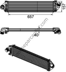 BEHR CI 190 000P | FORD FOCUS/C-MAX TURBO RADYATÖRÜ