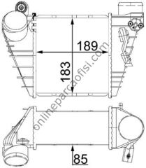 BEHR BHR CI 22 000S | VW GOLF4-BORA-A3-TOLEDO TURBO RADYATÖRÜ