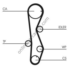 CONTITECH CT 1099 | KORE ACCENT-GETZ-TUSCON TRIGER KAYISI