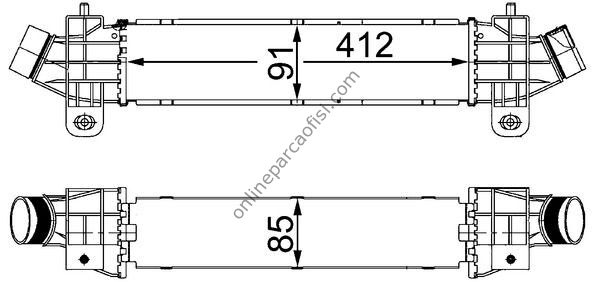 BEHR CI 25 000S | FORD MONDEO TURBO RADYATÖRÜ