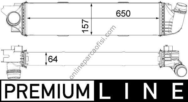 BEHR CI 31 000P | RENAULT TRAFIC III/VIVARO TURBO RADYATÖRÜ