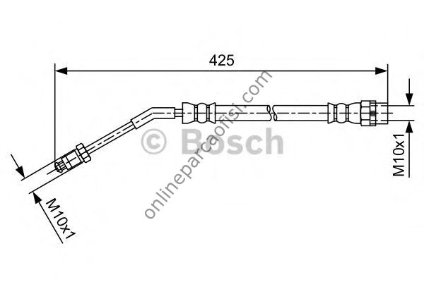 BOSCH BCH 1987481587 | BMW Z4 FREN HORTUMU