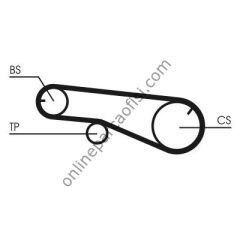 CONTITECH CT 1109 | JAPON GALANT-LANCER-OUTLANDER TRIGER KAYISI