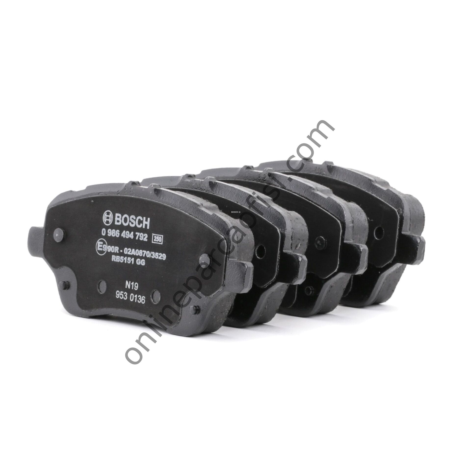 BOSCH 0986494792 | FORD B-MAX/ TOURNEO COURIER FREN BALATASI ÖN