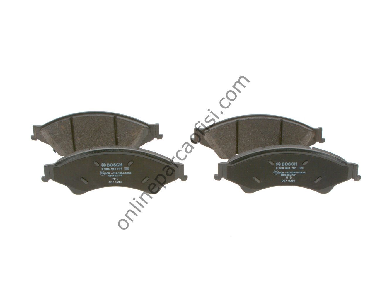 BOSCH 0986494791 | FORD RANGER/MAZDA FREN BALATASI ÖN