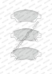 FERODO FDB4404 | JAPON JAZZ (GE, GK, GN) : CITY (GM) 09-12 FREN BALATASI ÖN