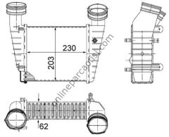 BEHR CI 347 000S | VW PASSAT TURBO RADYATÖRÜ