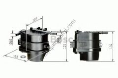BOSCH BCH 0450907007 | FORD FIESTA/PSA/MAZDA/TOYOTA YAKIT FILTRESI