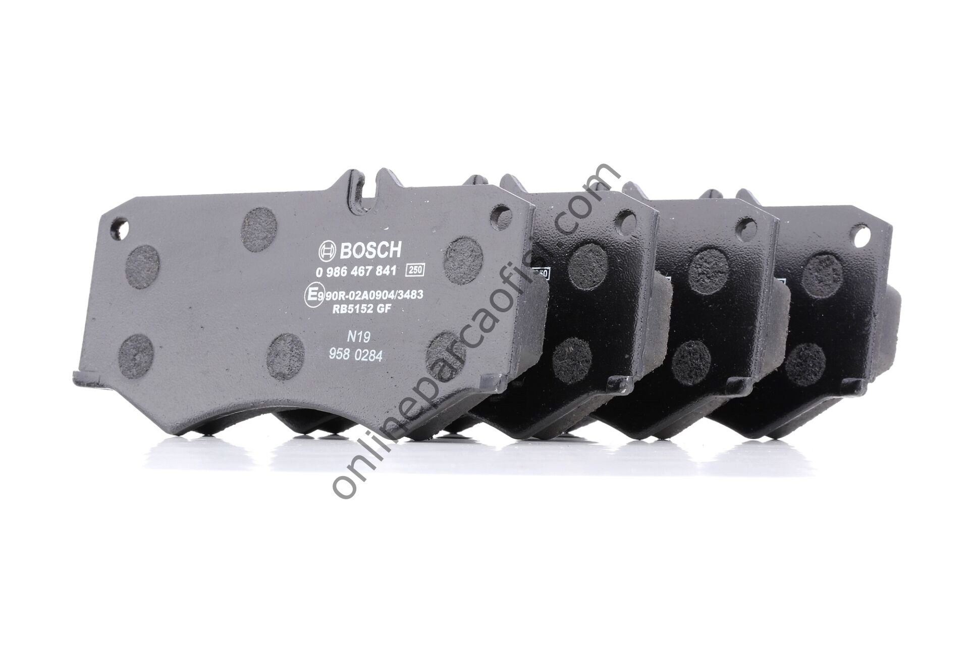 BOSCH 0986467841 | VW LT FREN BALATASI ÖN